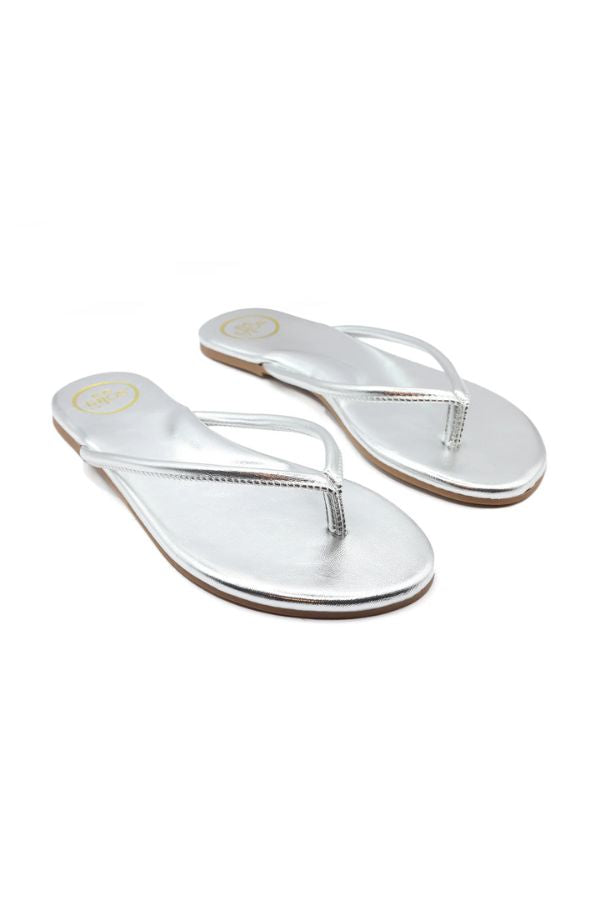 solei sea vivie sandal metallic silver