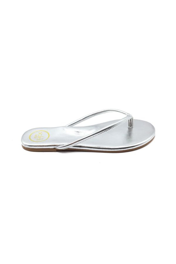 solei sea vivie sandal metallic silver