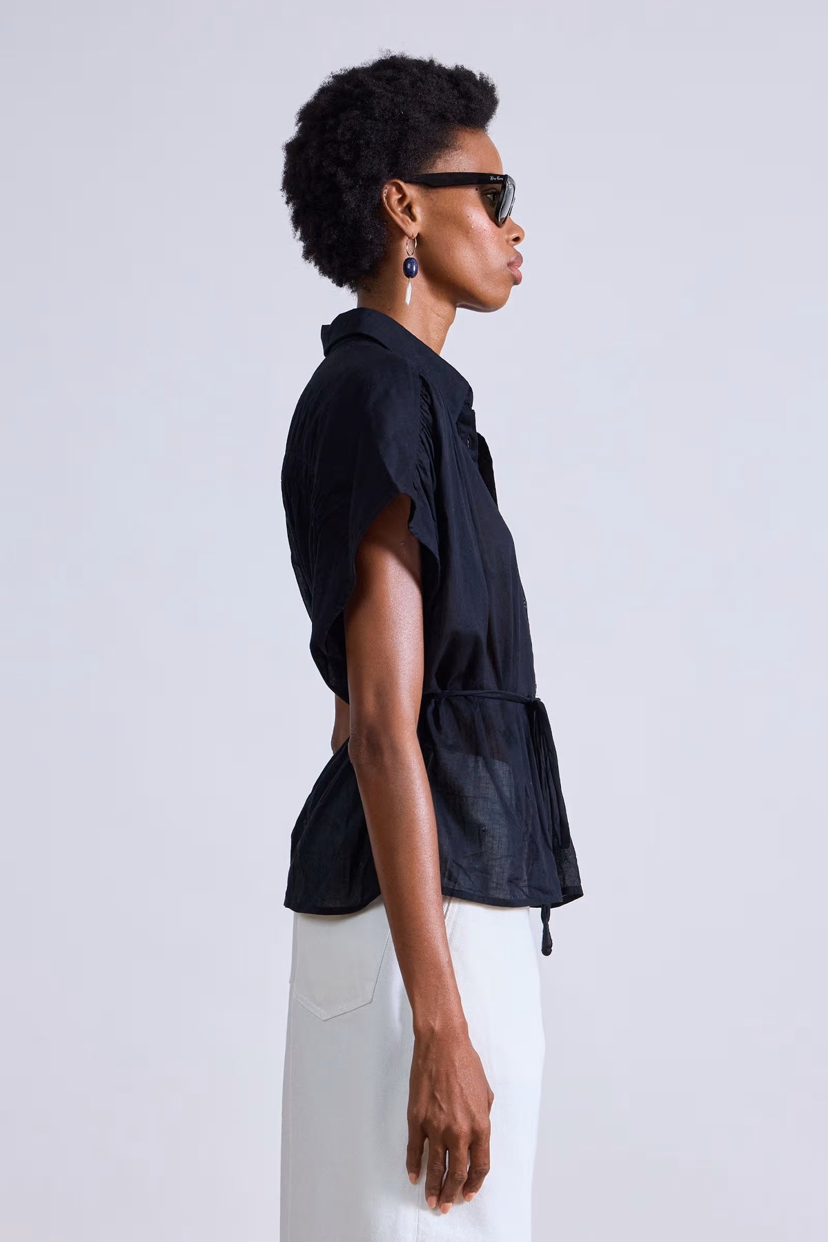 apiece apart agni floaty top black