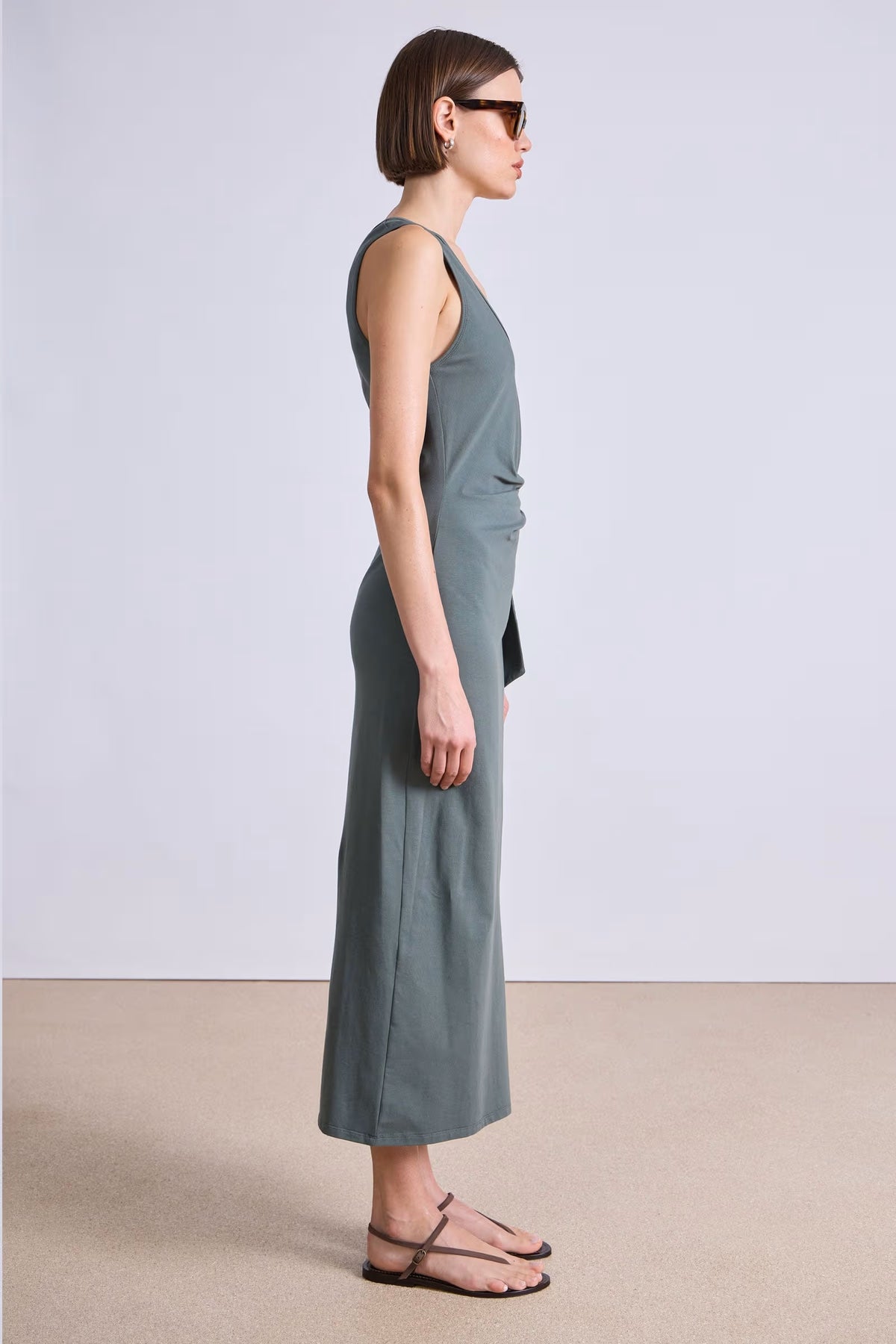 apiece apart uri twist dress thyme