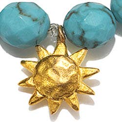 satya turquoise sun bracelet
