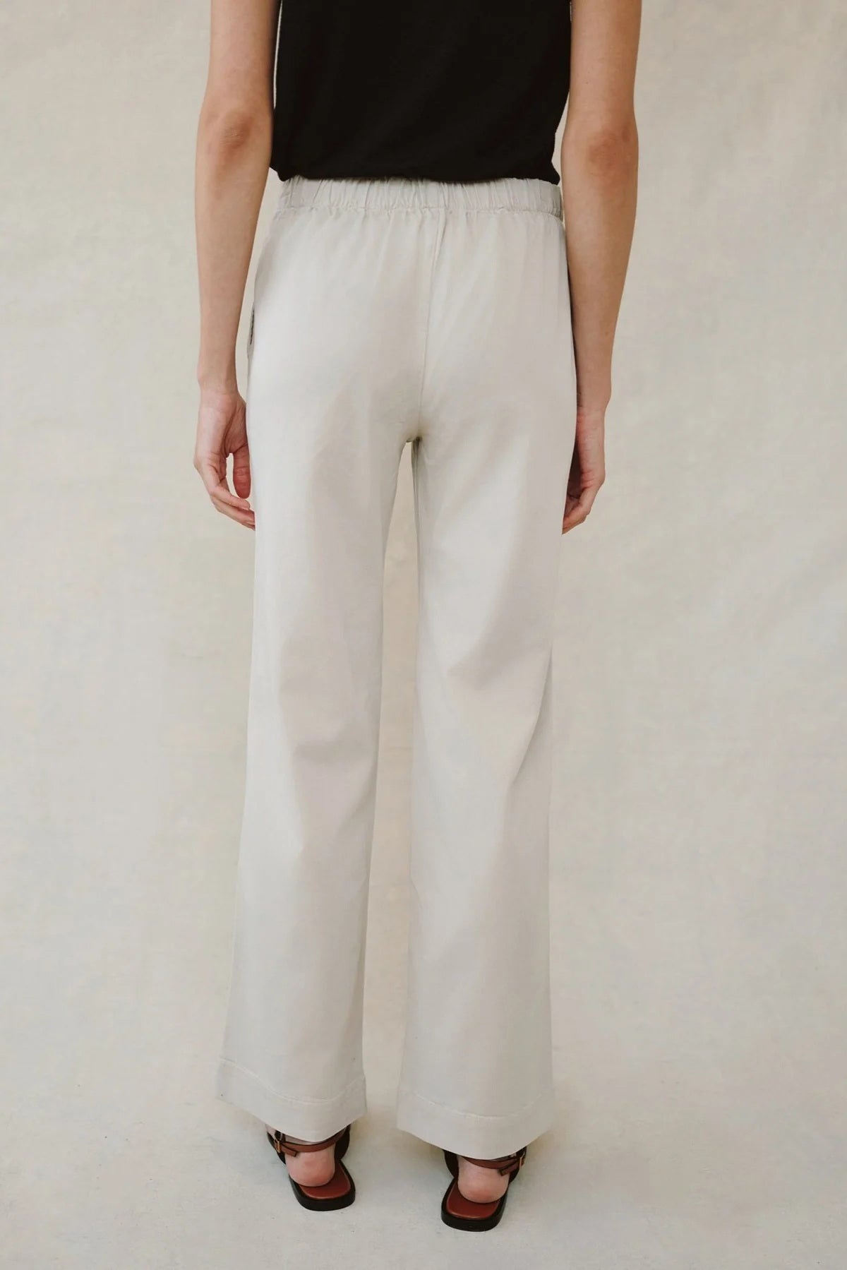 bella dahl catalina pant ivory stone