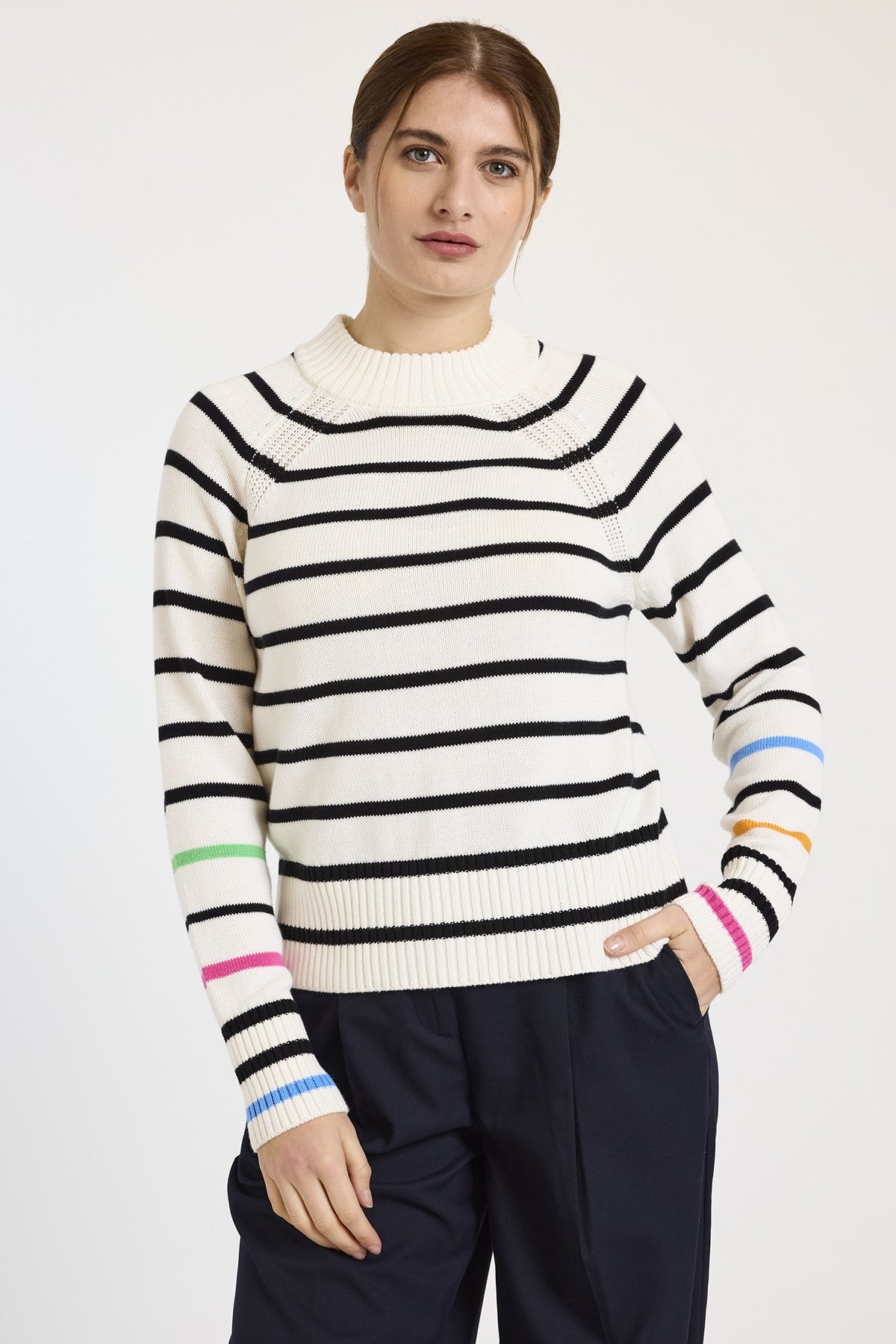 wispr by brodie liberty stripe crew ivory