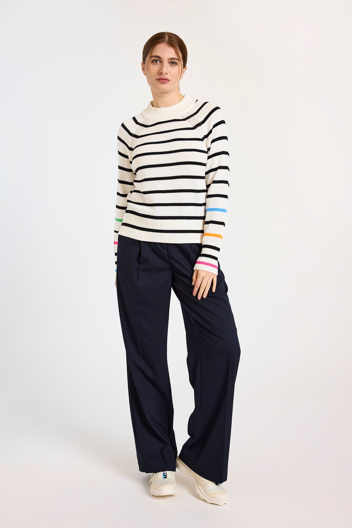 wispr by brodie liberty stripe crew ivory