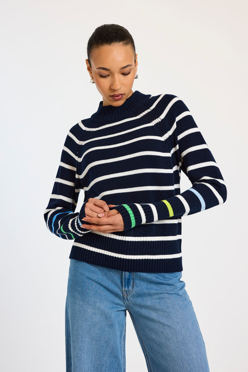 wispr by brodie liberty stripe crew navy