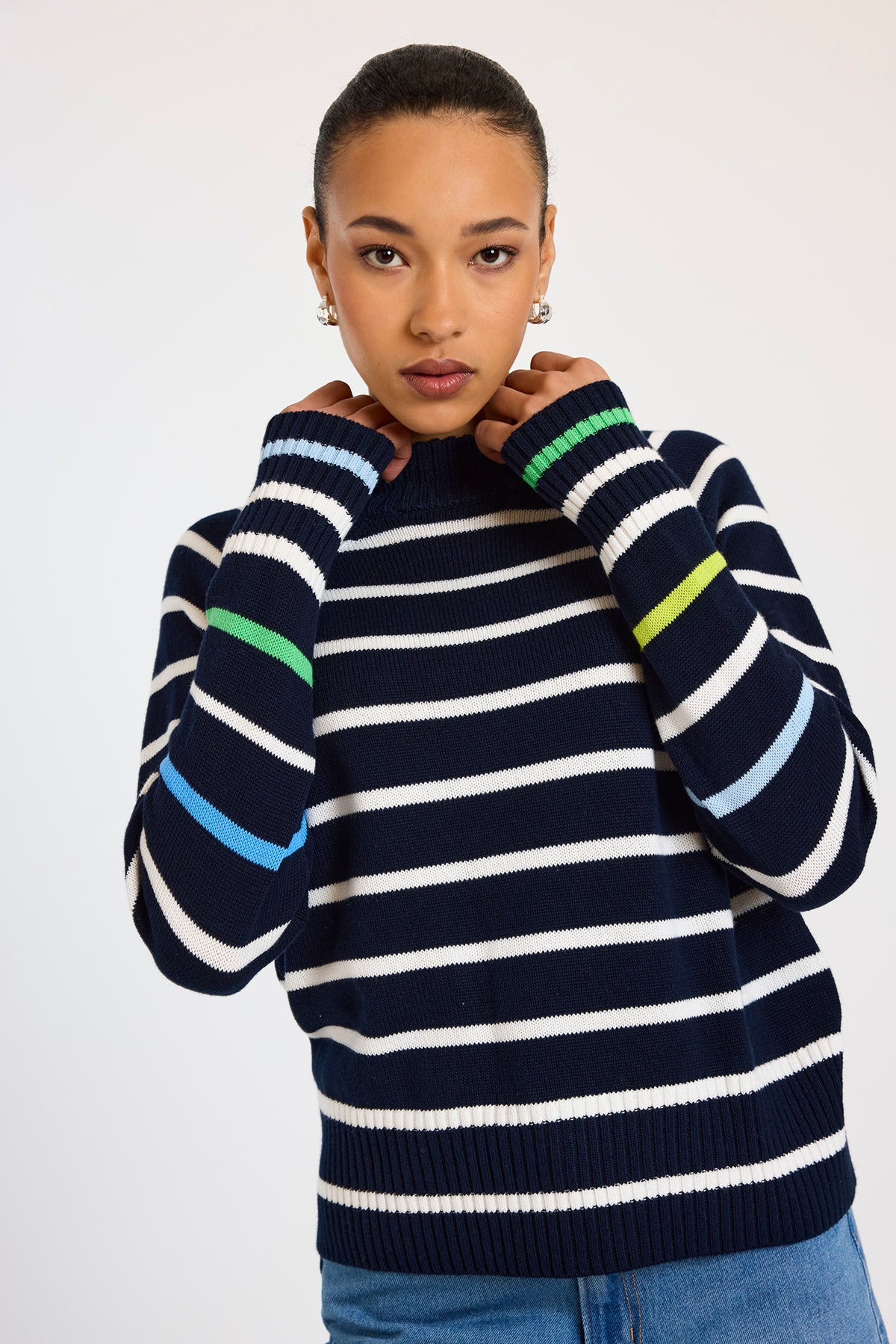wispr by brodie liberty stripe crew navy