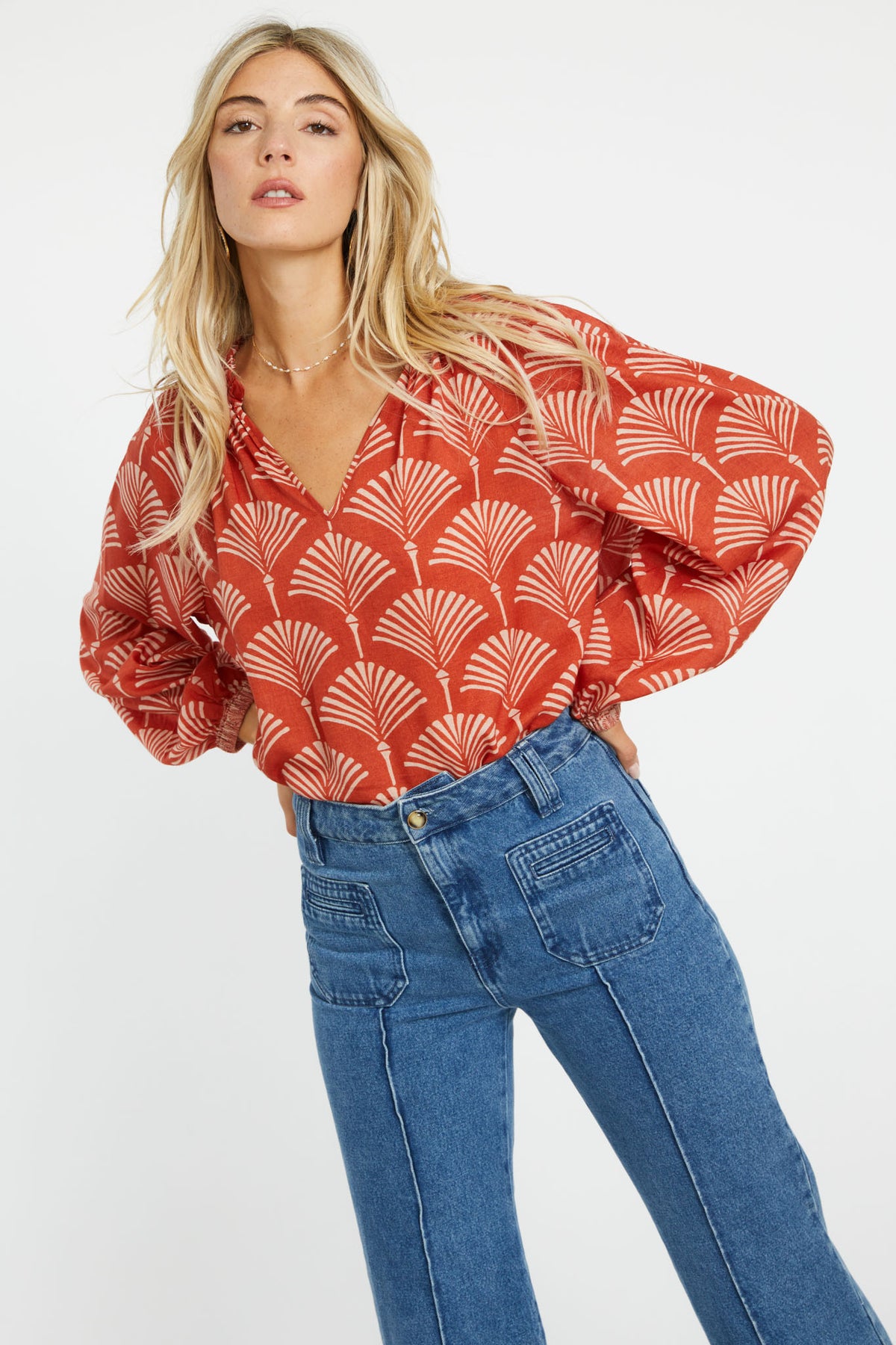 caballero miki top gingko breeze rust