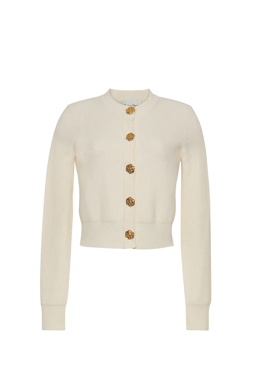 cara cara ellery cardigan white