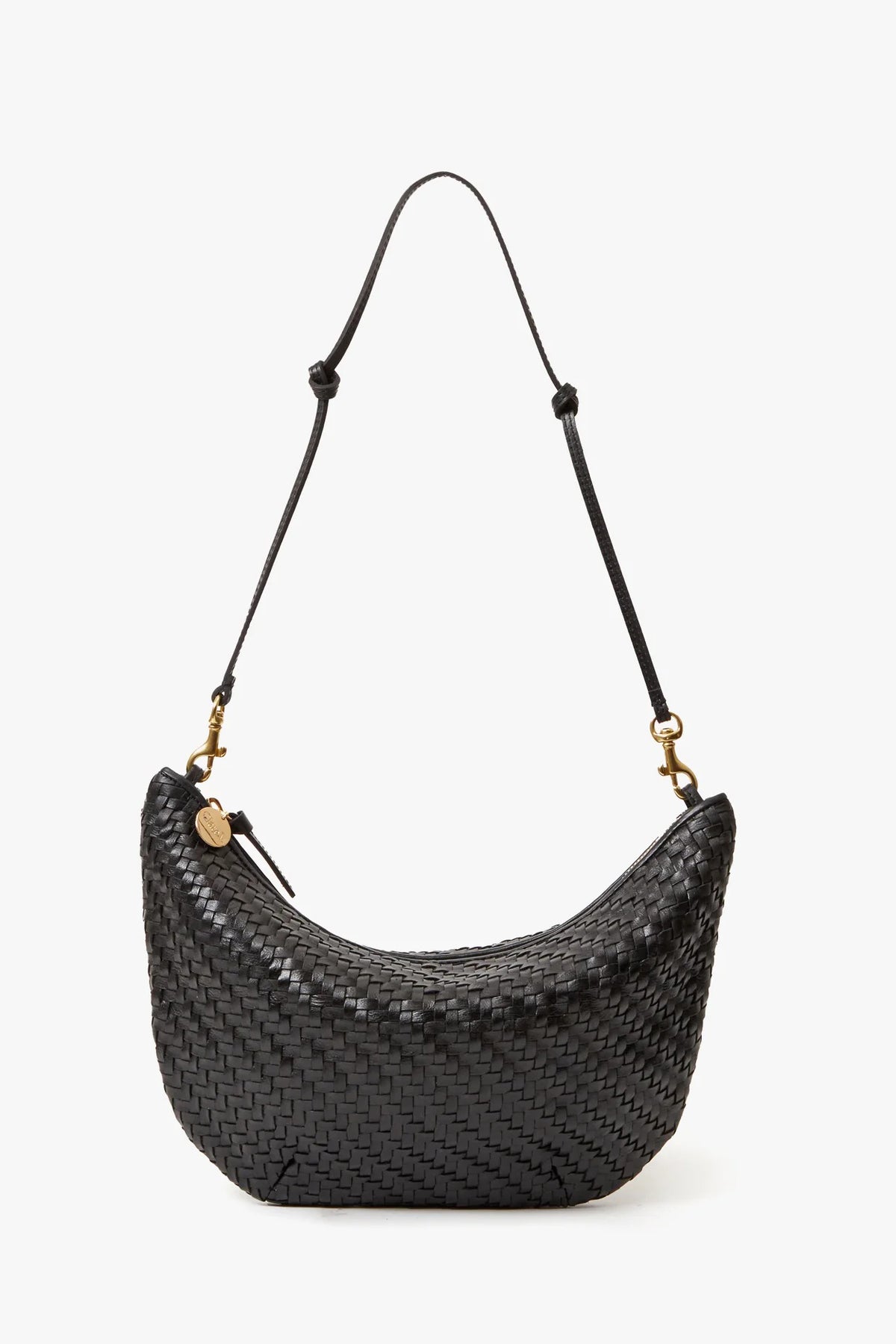 clare v. lune black woven zig zag