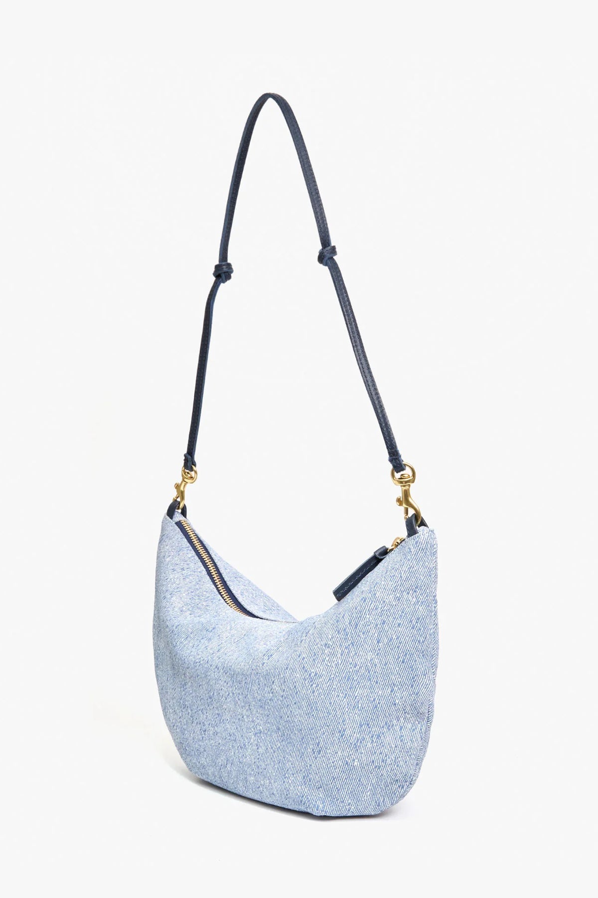 clare v. lune light blue denim suede