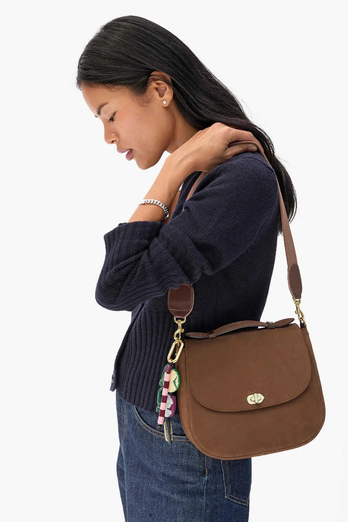 clare v. turnlock louis with top handle