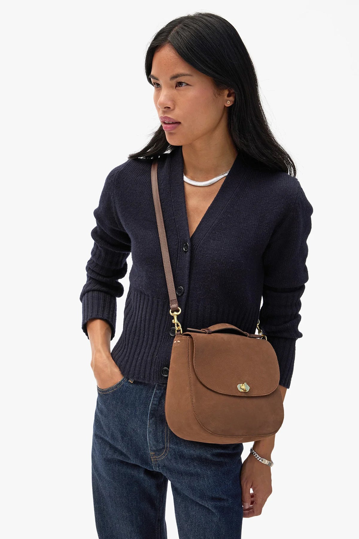 clare v. turnlock louis with top handle