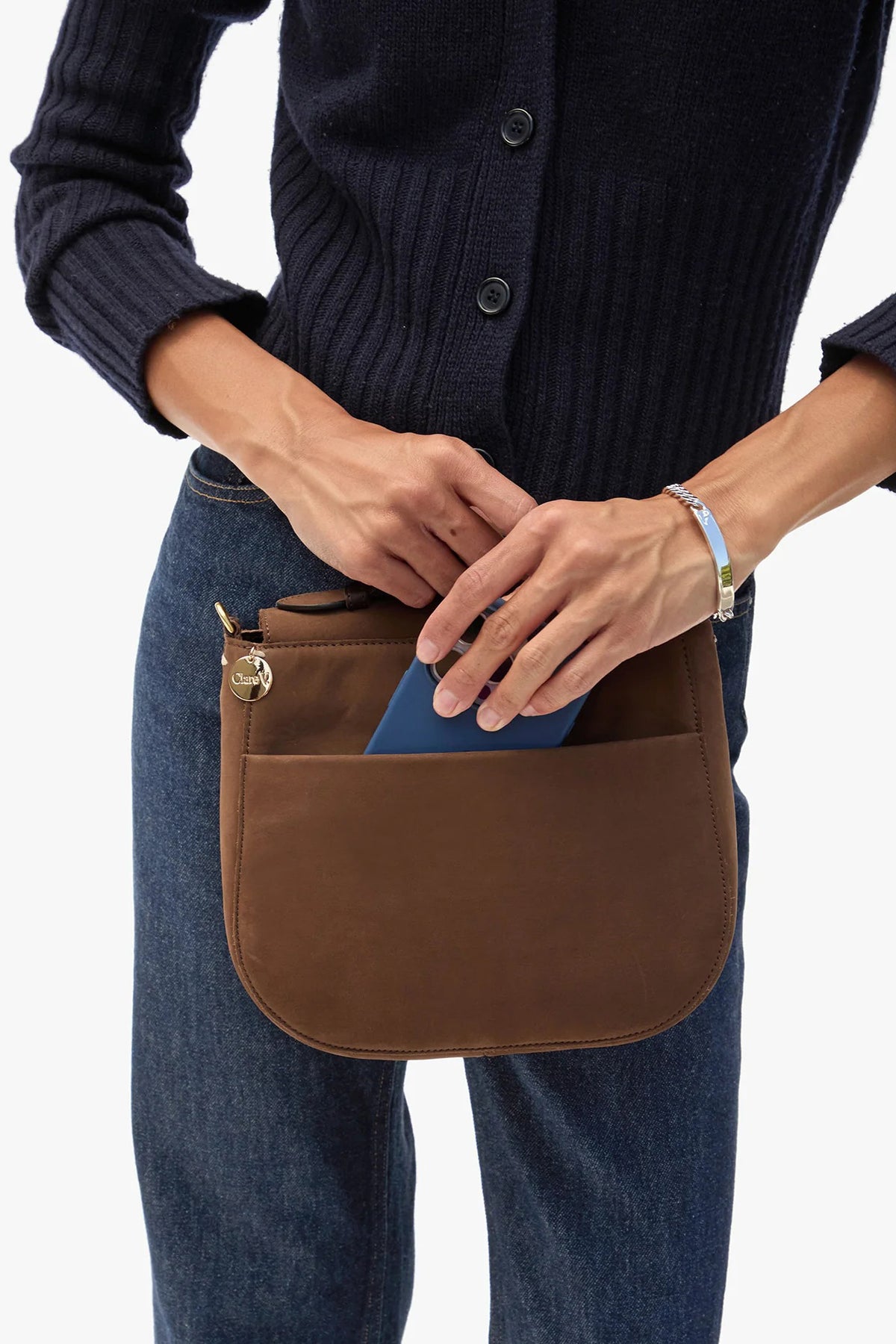 clare v. turnlock louis with top handle