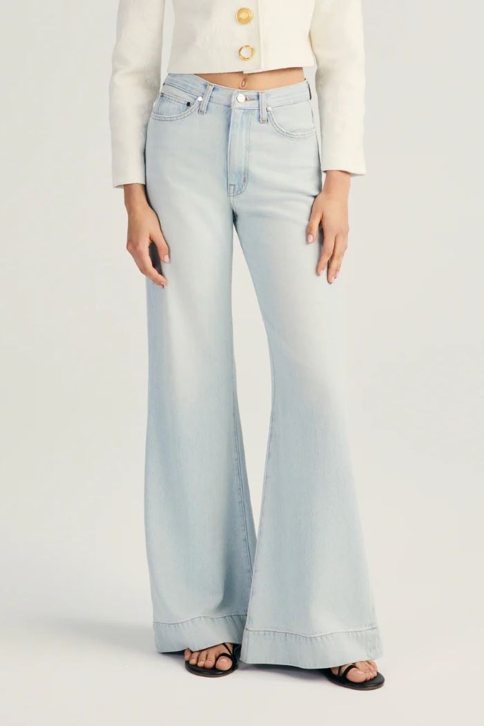 derek lam coralie wide leg jeans cooper light