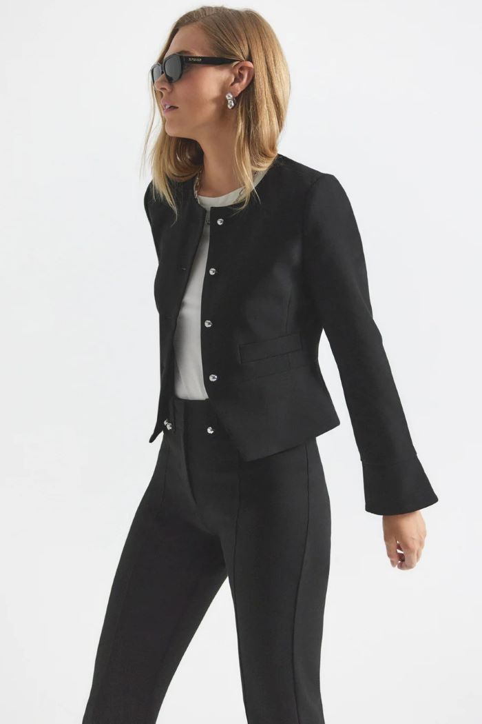 derek lam 10 crosby elizabeth jacket black