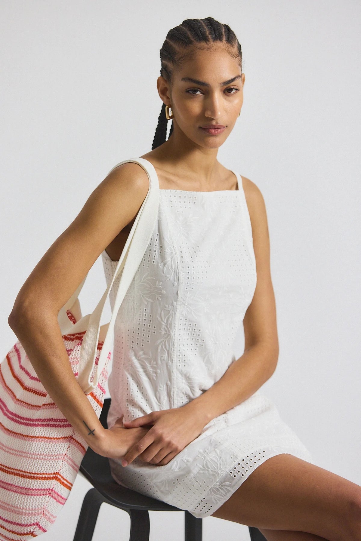 derek lam 10 crosby saige dress white