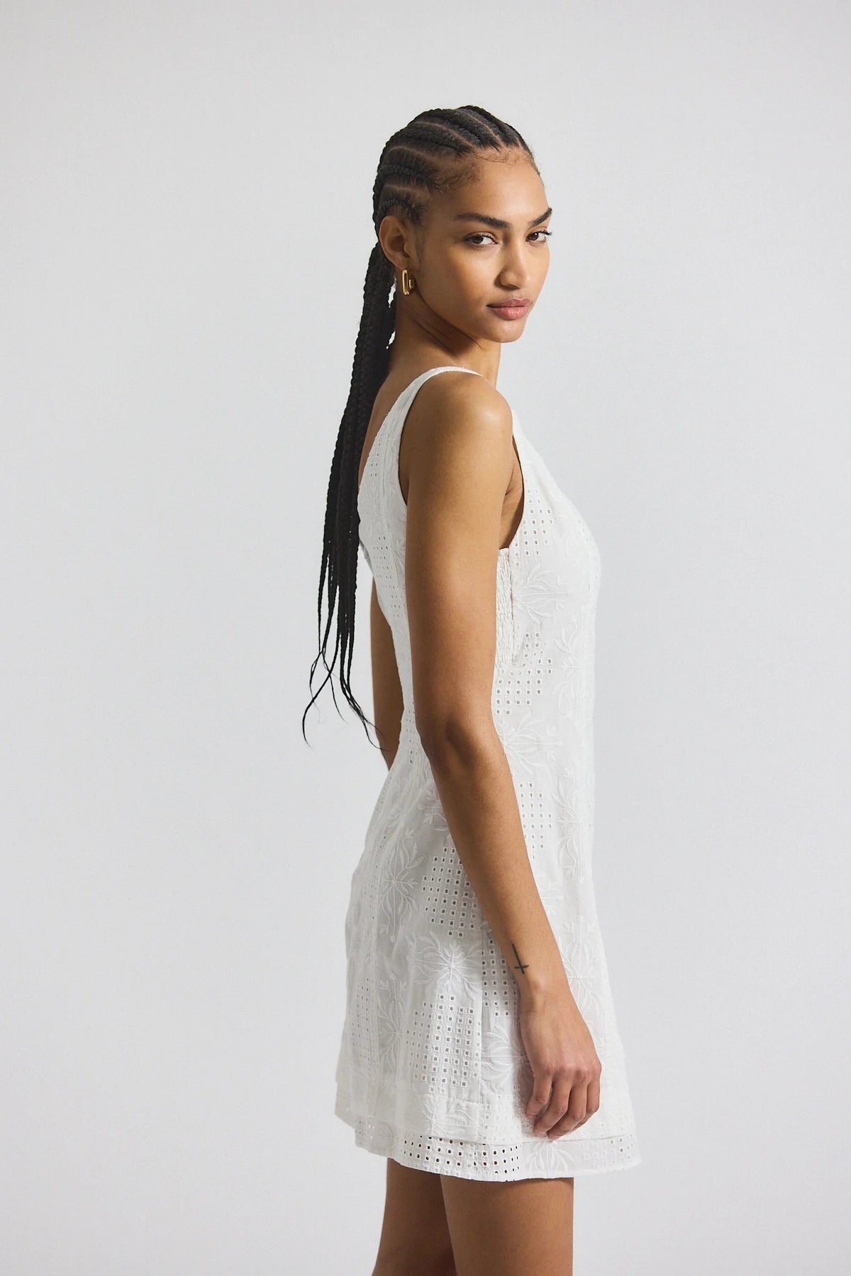 derek lam 10 crosby saige dress white