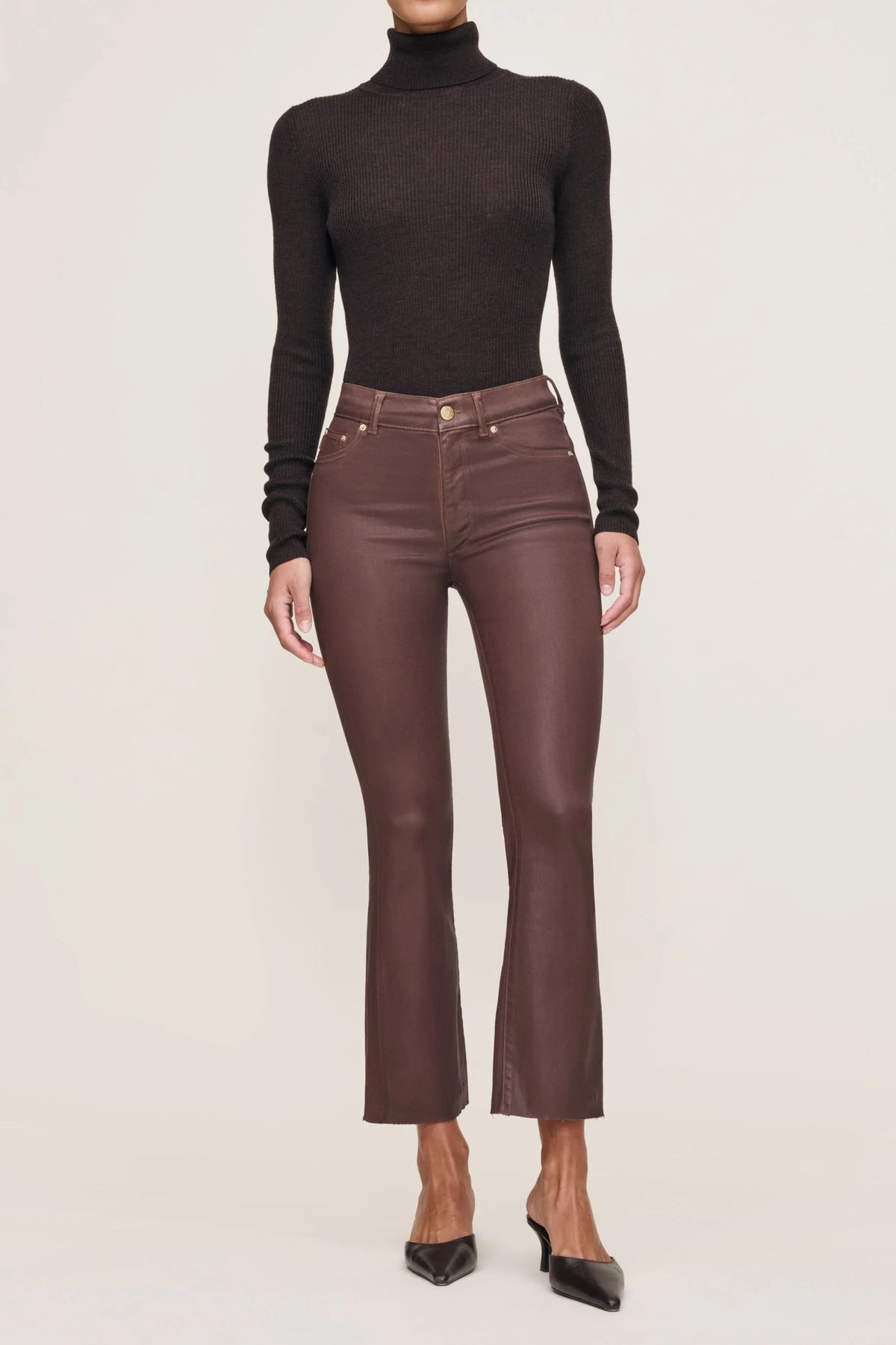 dl1961 bridget crop boot toffee coated