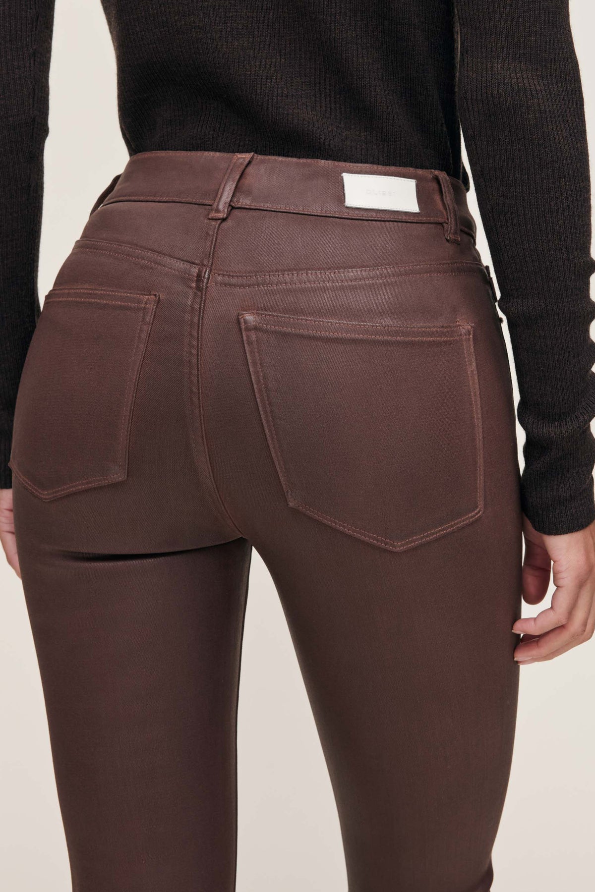 dl1961 bridget crop boot toffee coated