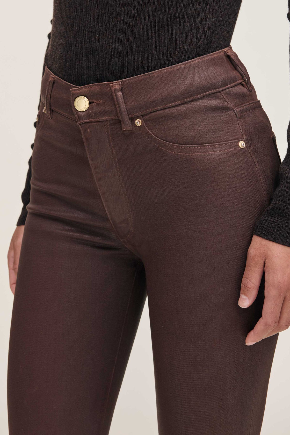 dl1961 bridget crop boot toffee coated