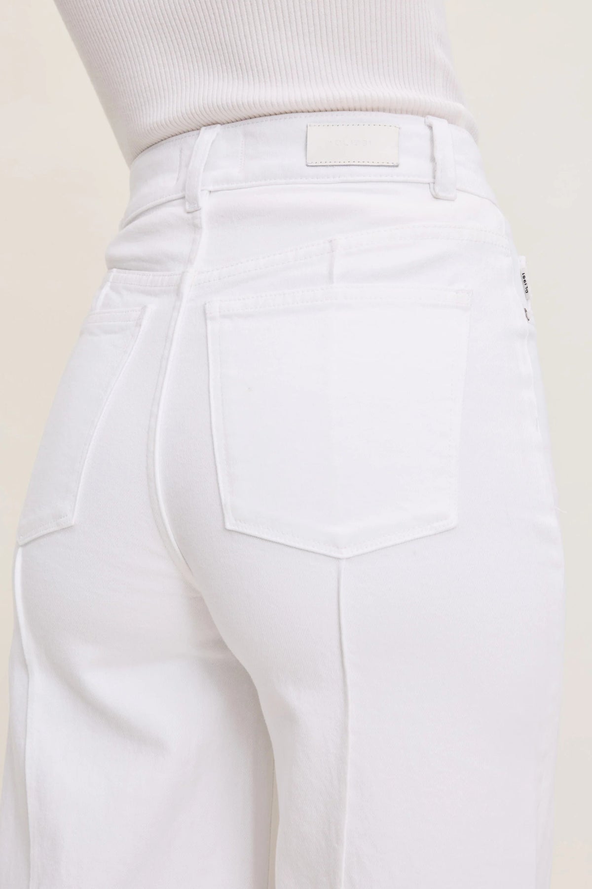 dl1961 hepburn wide leg white pintuck