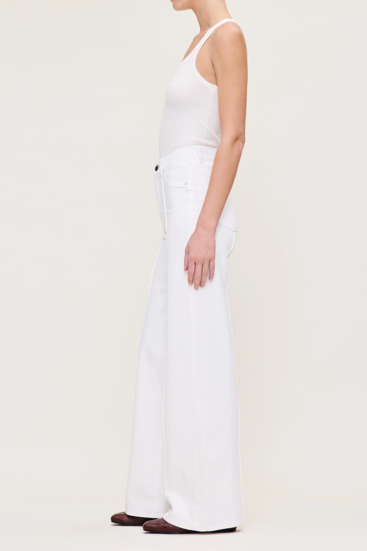 dl1961 hepburn wide leg white pintuck