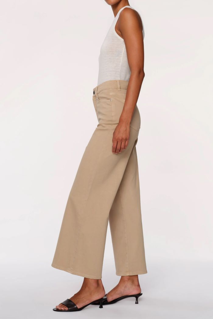 dl1961 hepburn wide leg ankle almond