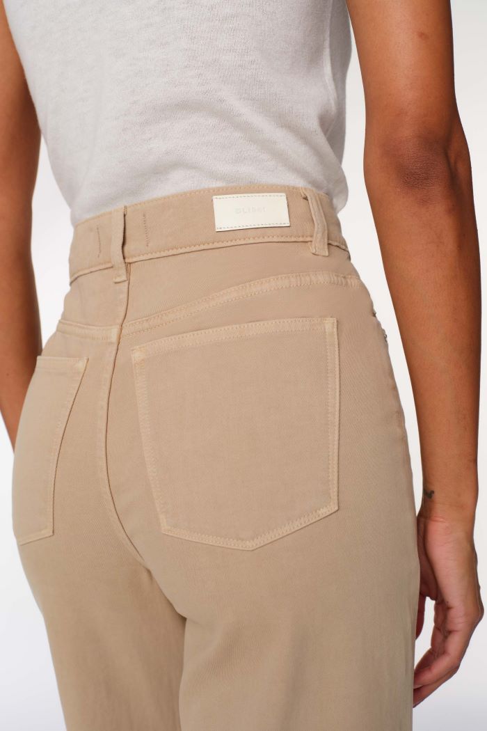 dl1961 hepburn wide leg ankle almond