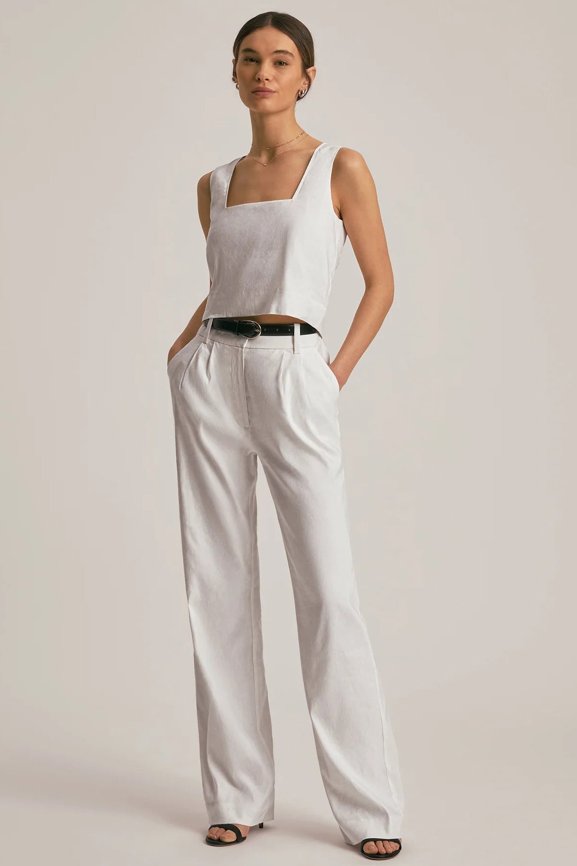 favorite daughter the abby top white