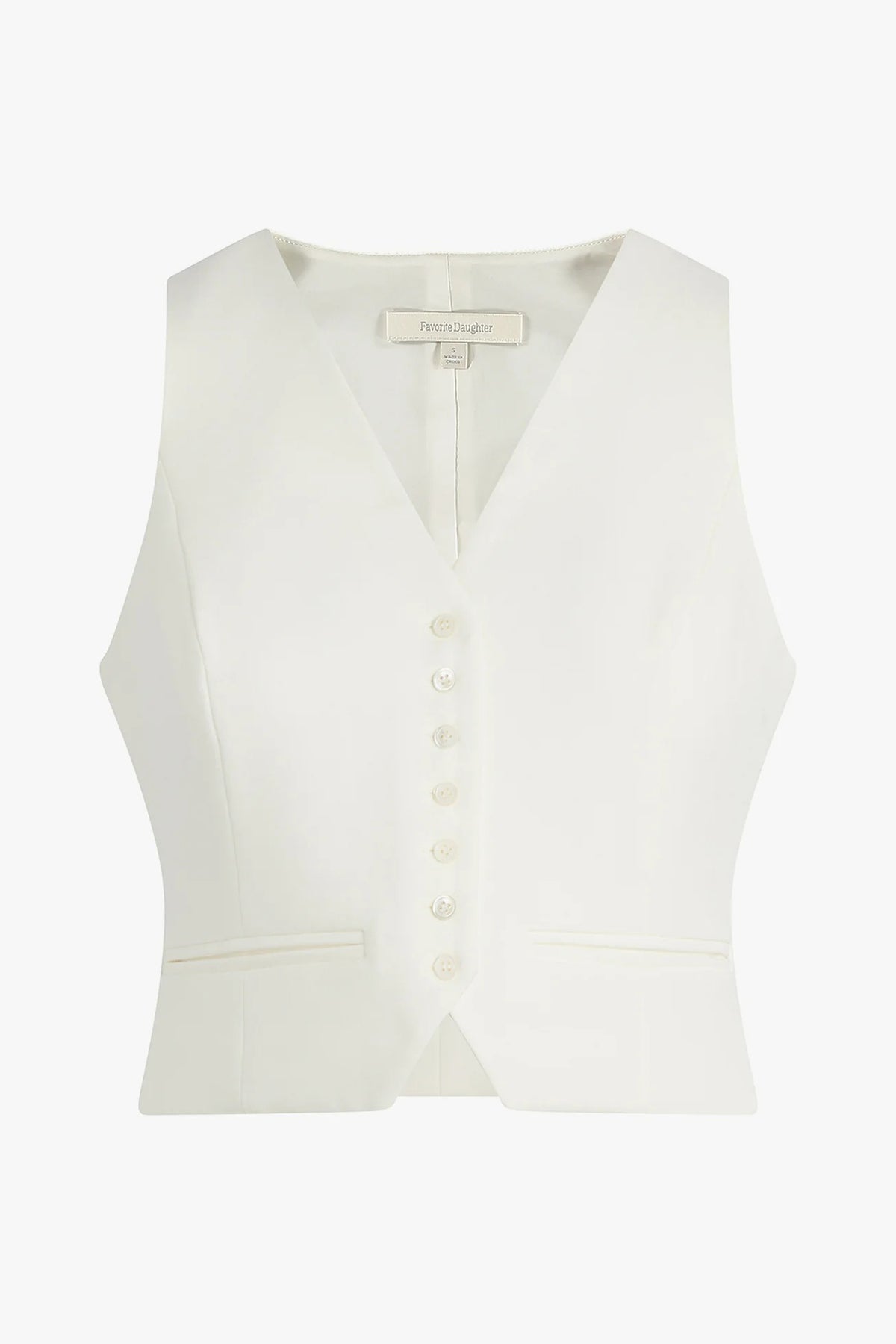 favorite daughter the favorite vest ivory