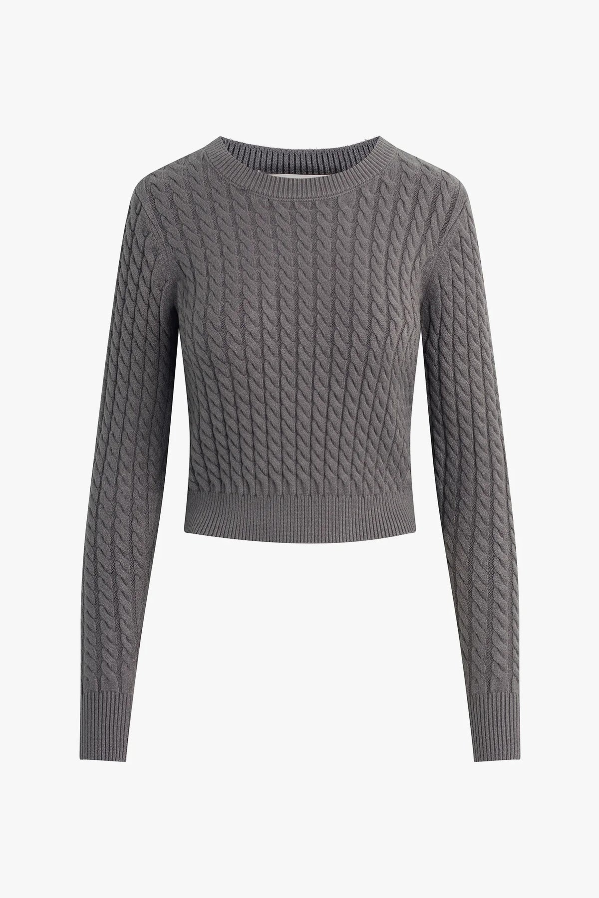 favorite daughter the feel good sweater grey shadow