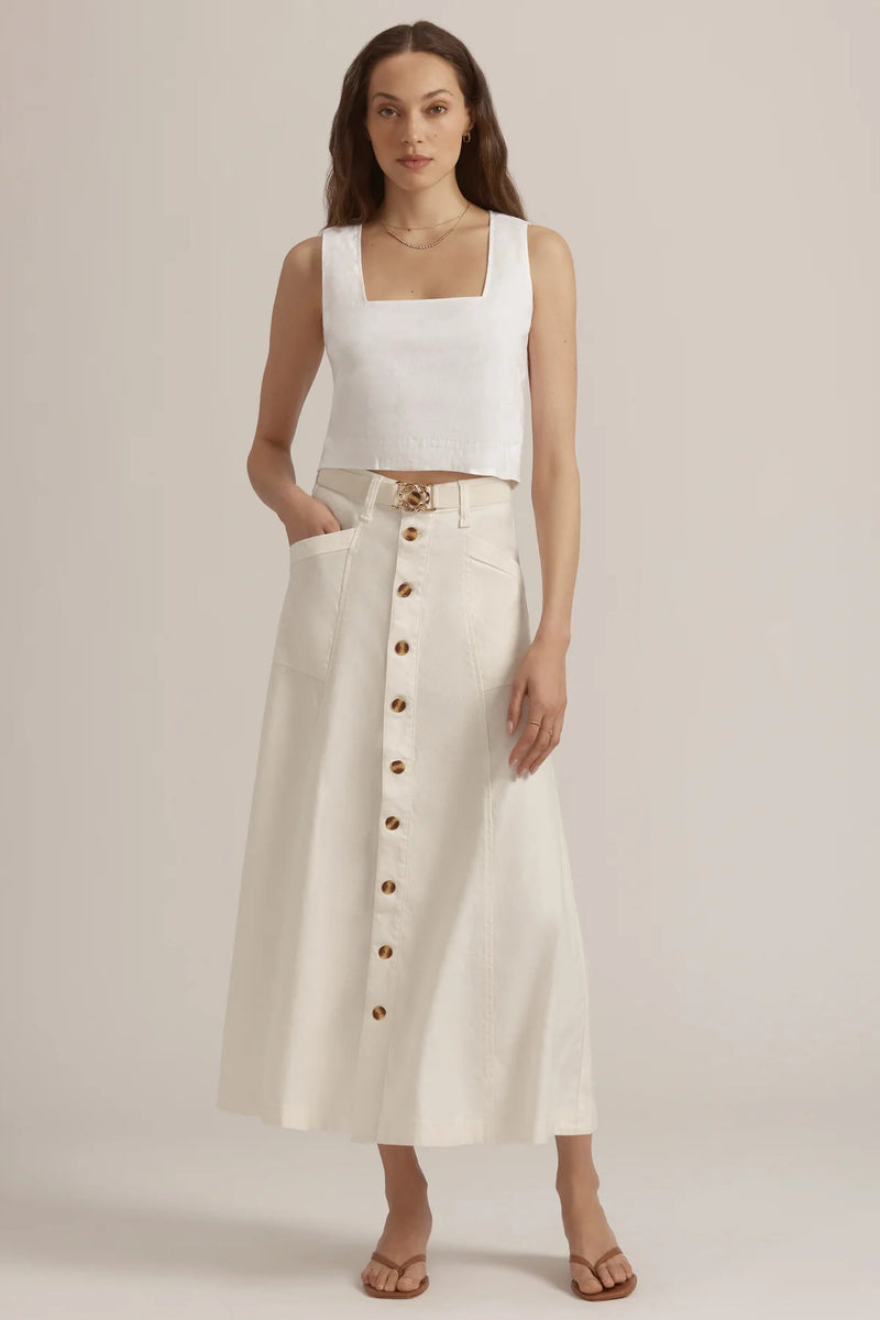 favorite daughter the lila skirt gardenia