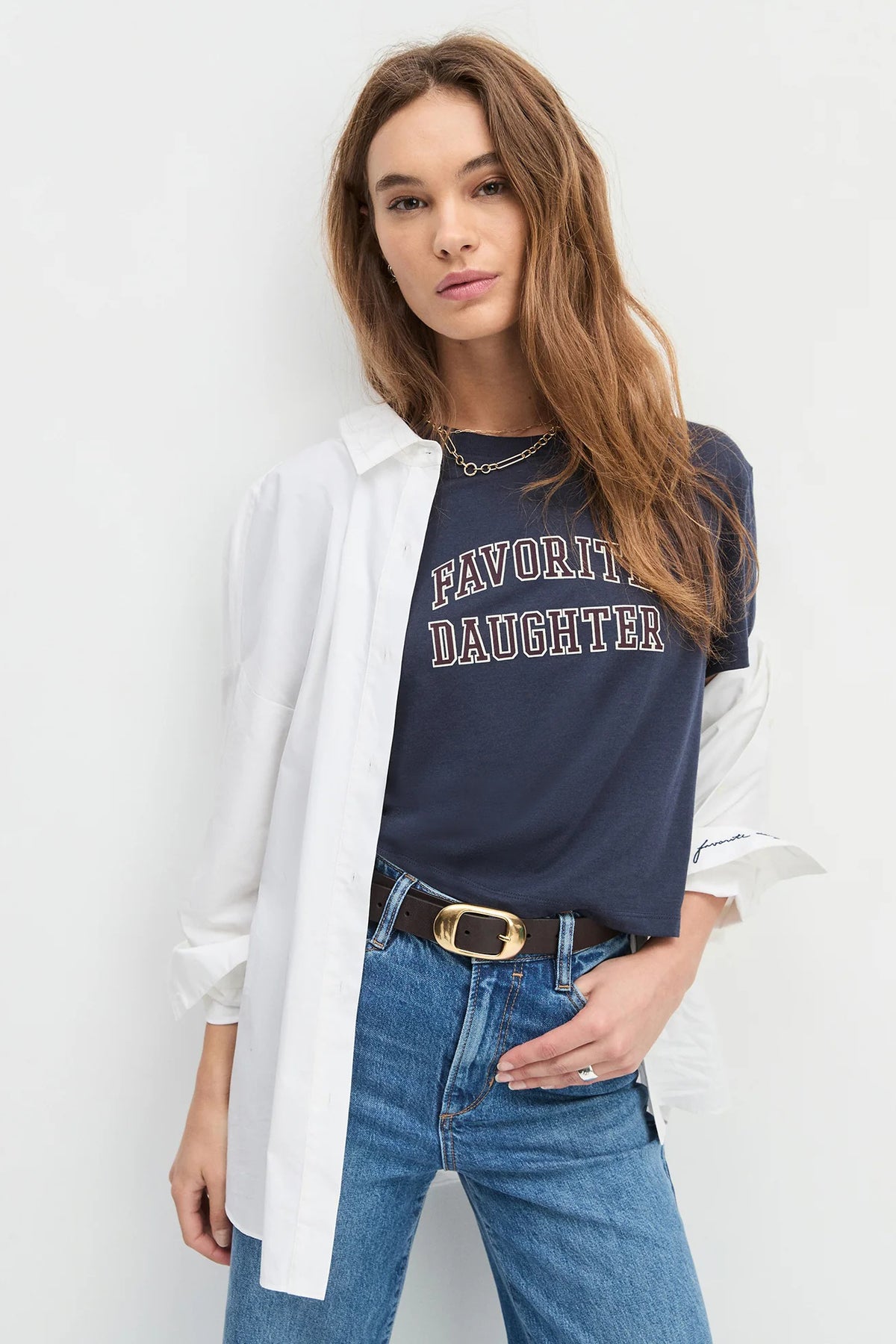 favorite daughter the skinny jean belt dark brown antique