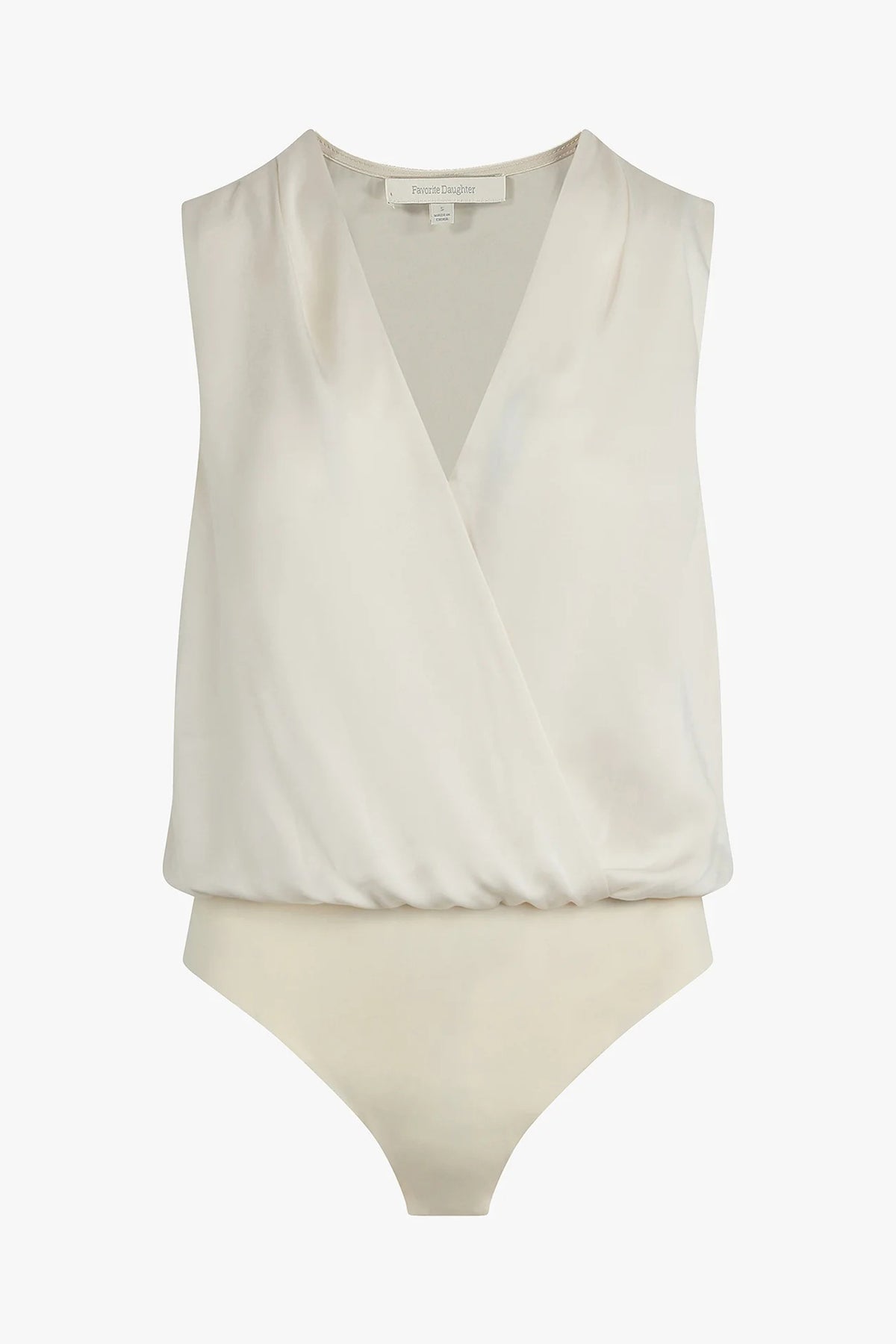 favorite daughter the sleeveless date blouse ivory