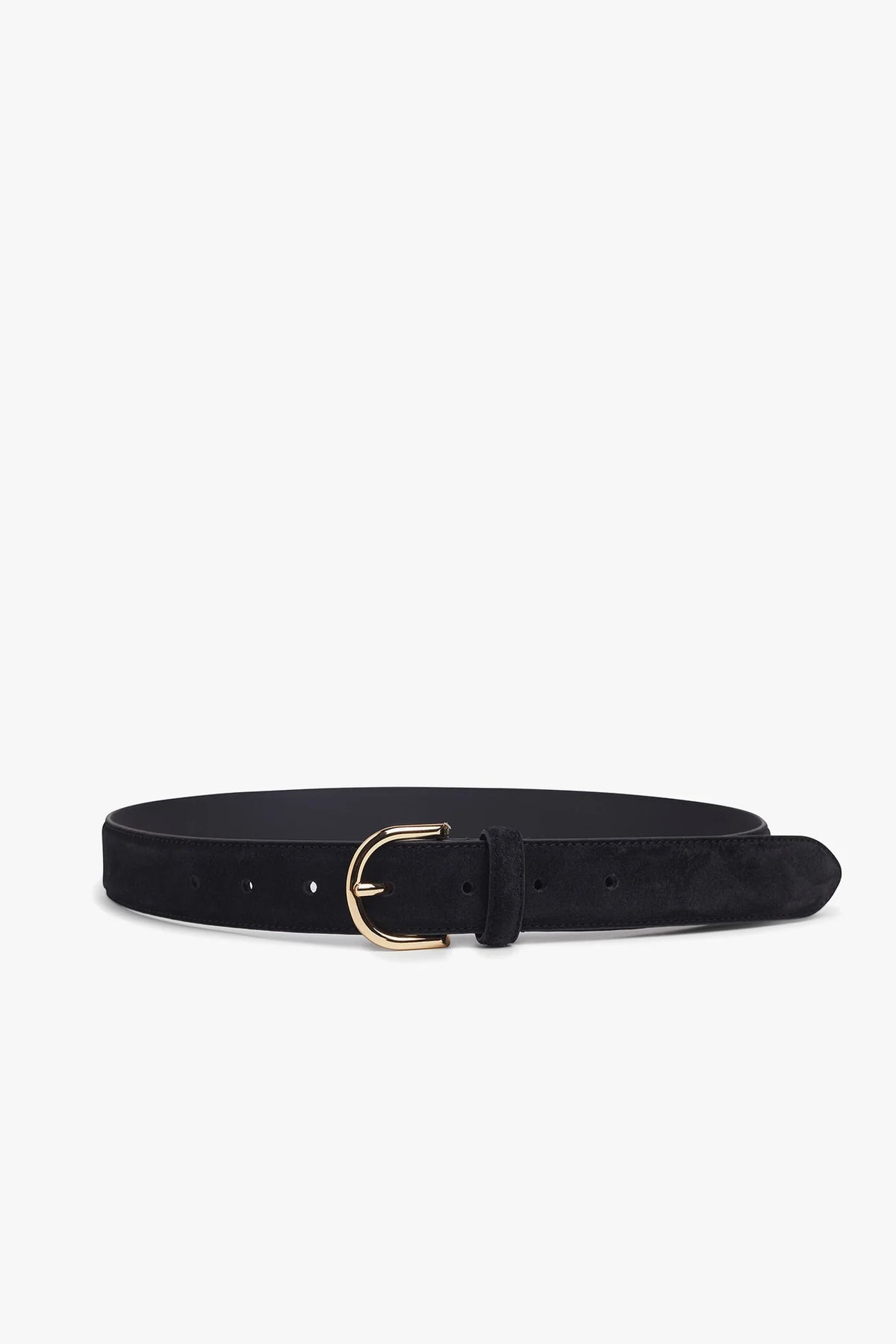 favorite daughter the suede juni belt black gold