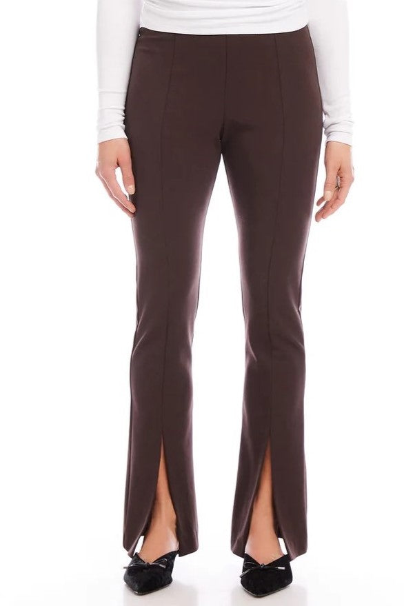 fifteen twenty harlow bootcut pants brown