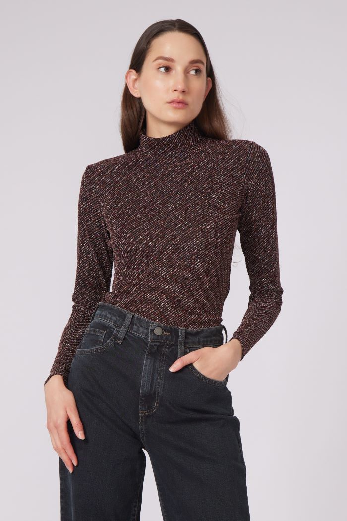 gilner farrar evie top bias glitter