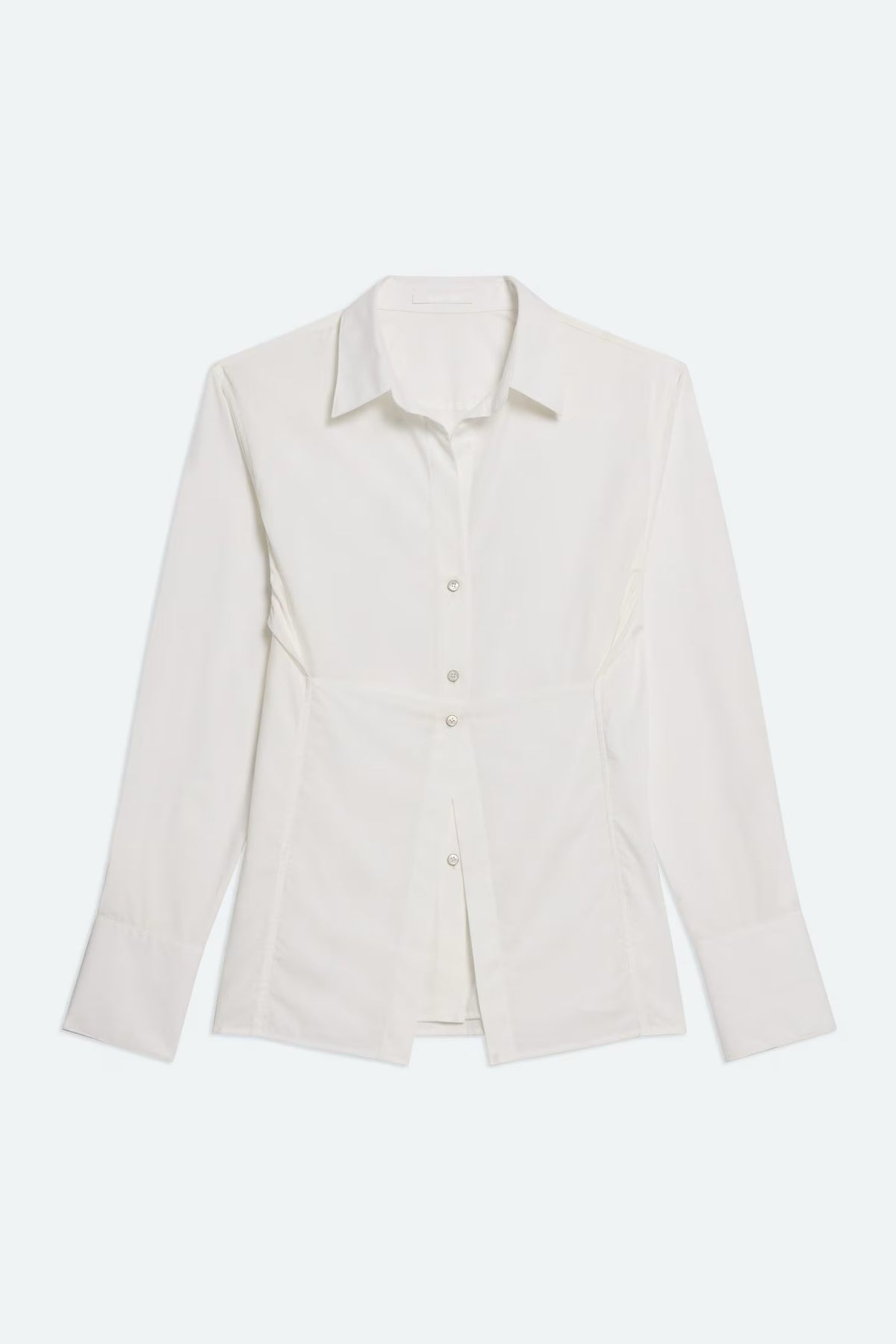 helmut lang apron shirt white