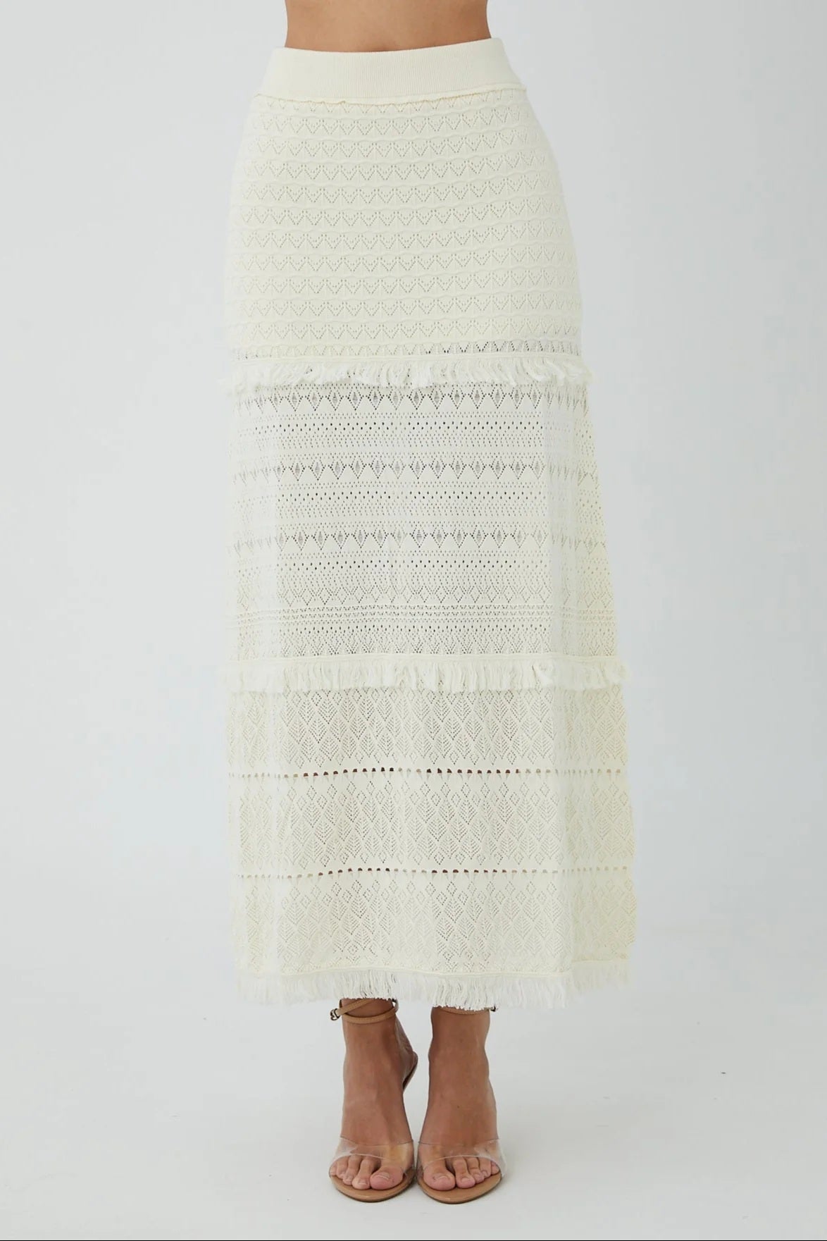 js71 mira skirt ecru