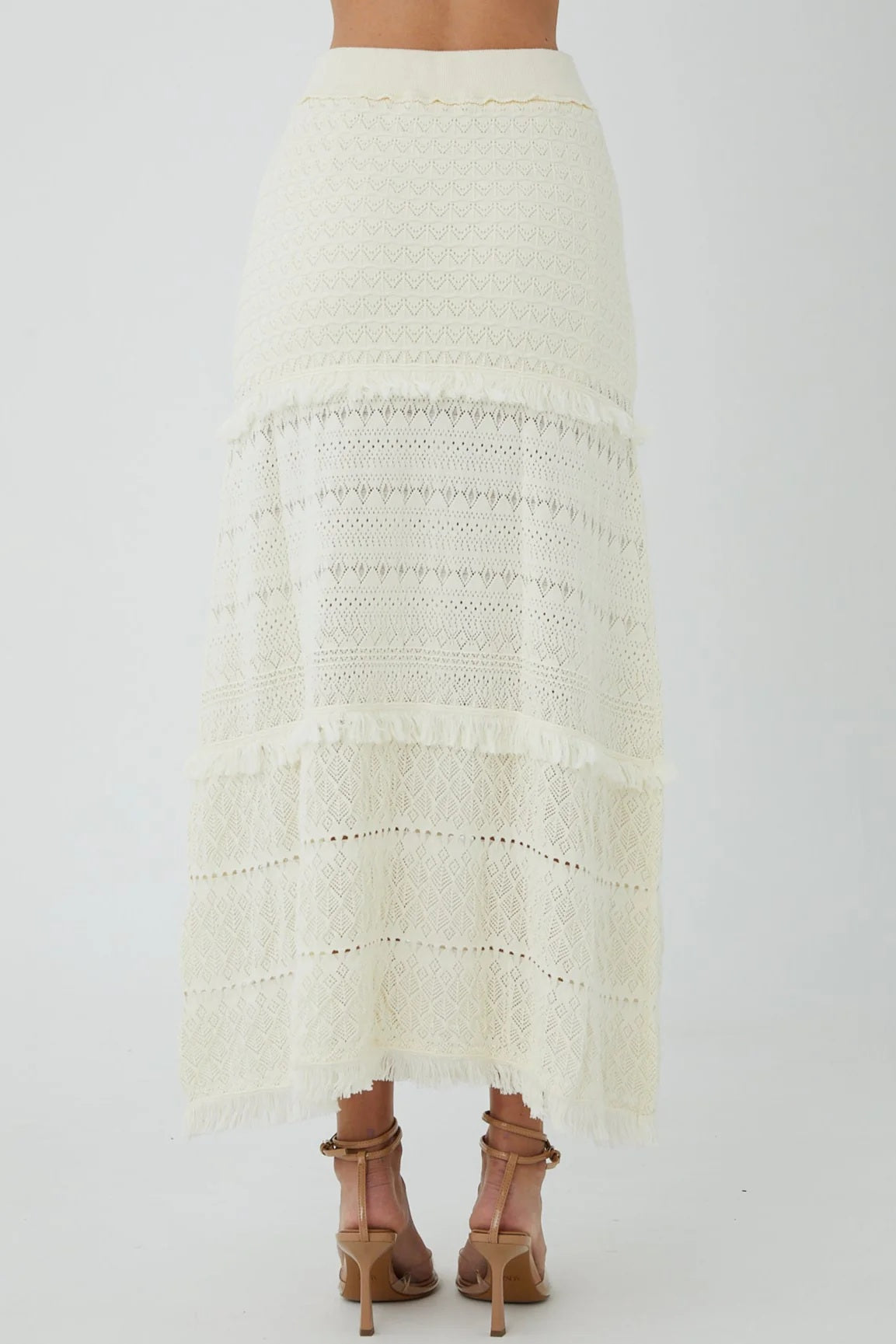 js71 mira skirt ecru