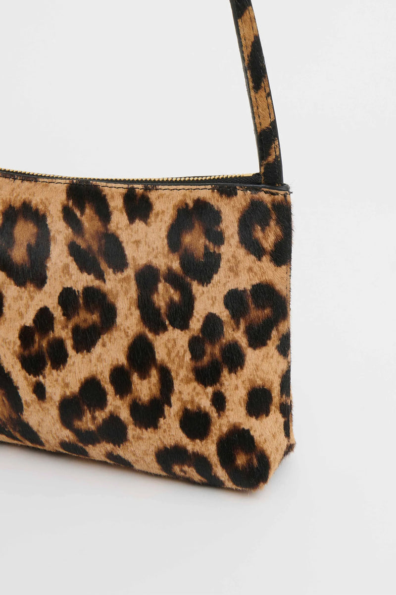 mansur gavriel gaia shoulder bag leopard