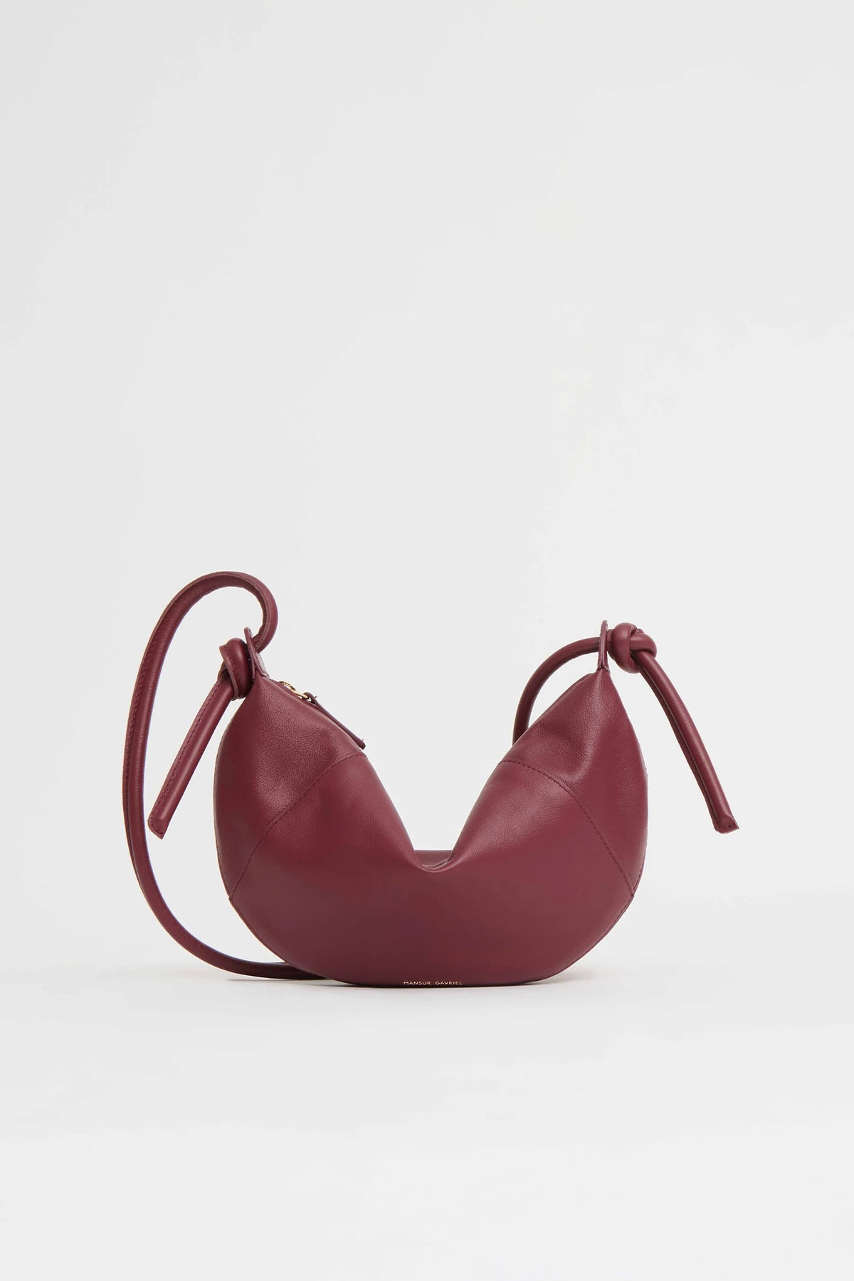 mansur gavriel mini fortuna crossbody oxblood