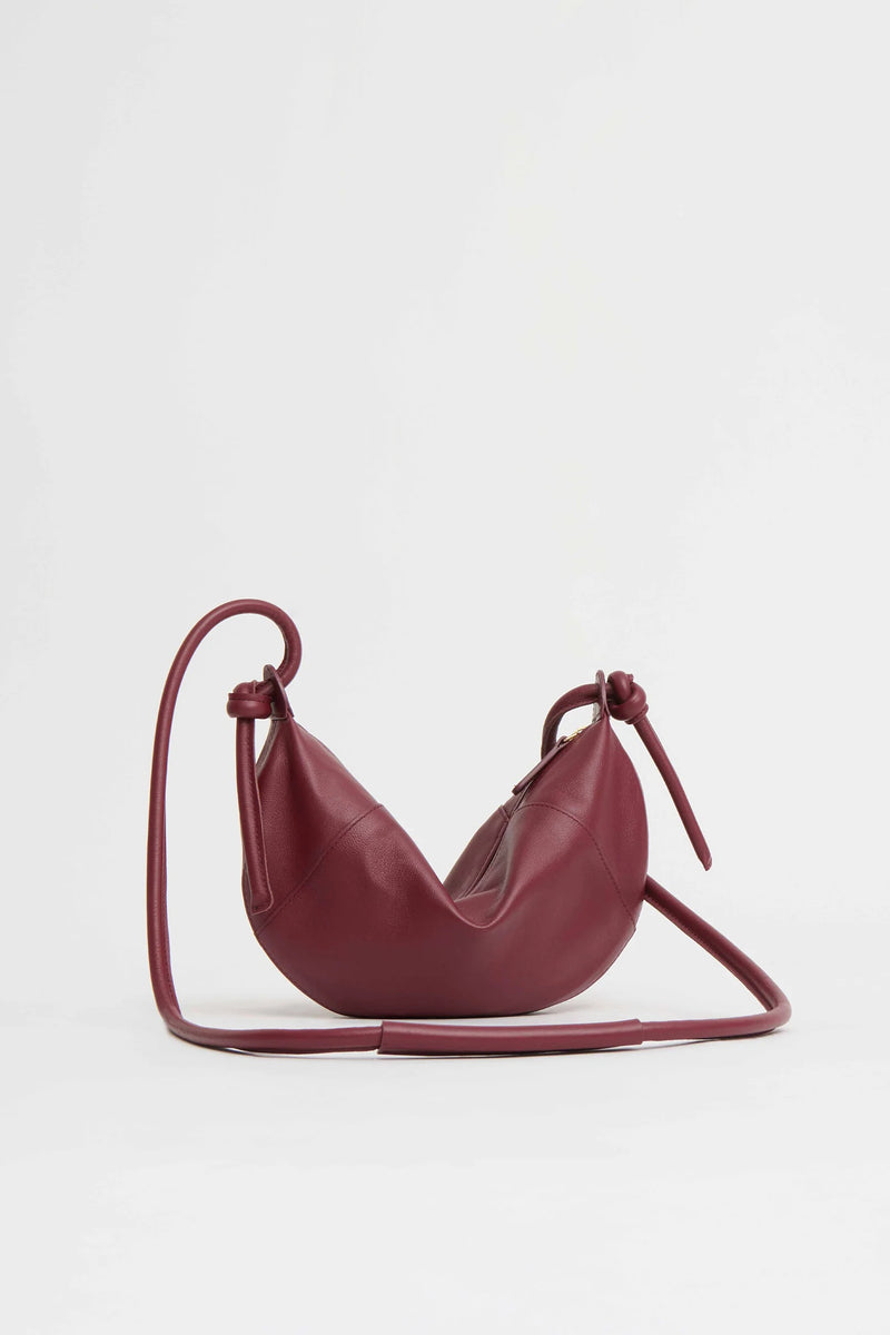 mansur gavriel mini fortuna crossbody oxblood