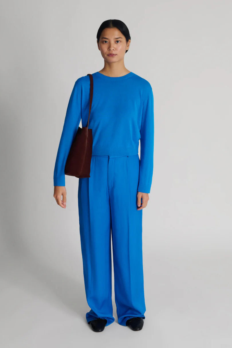 mansur gavriel small everyday cabas chocolate suede