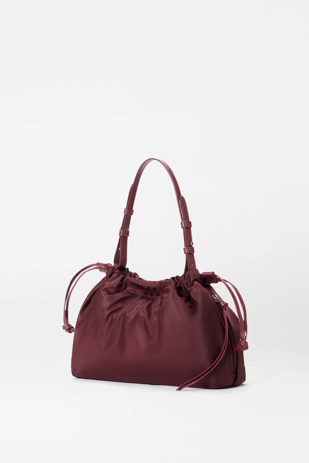 mz wallace bordeaux small waverly shoulder