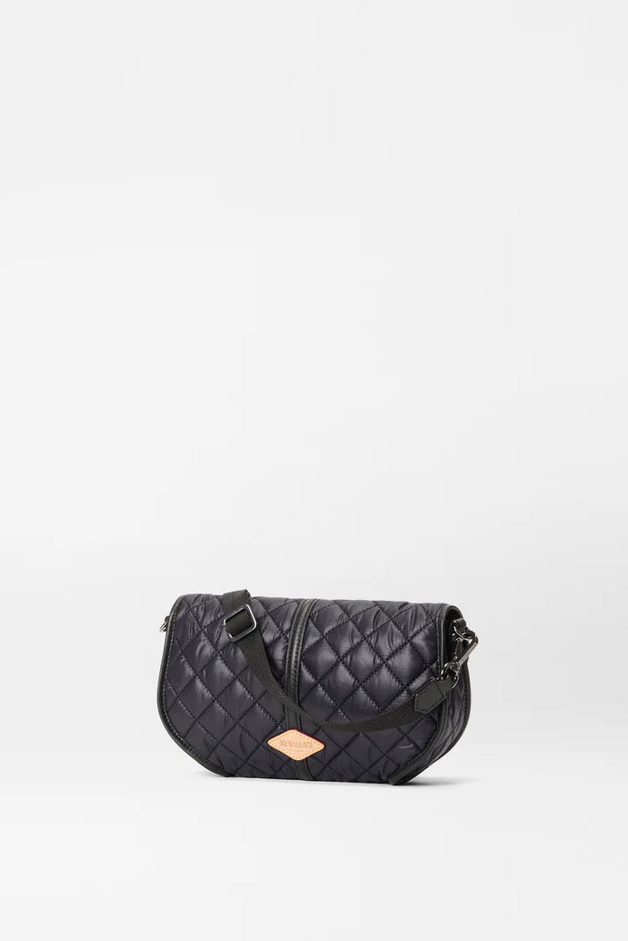 mz wallace black small astor convertible clutch