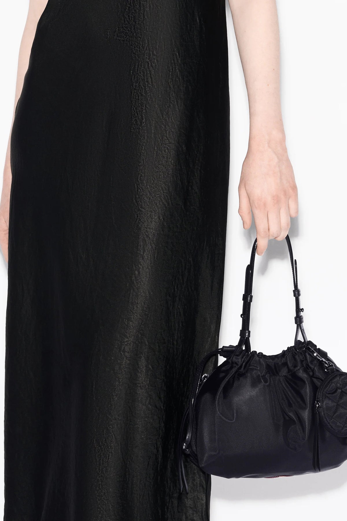 mz wallace black small waverly shoulder