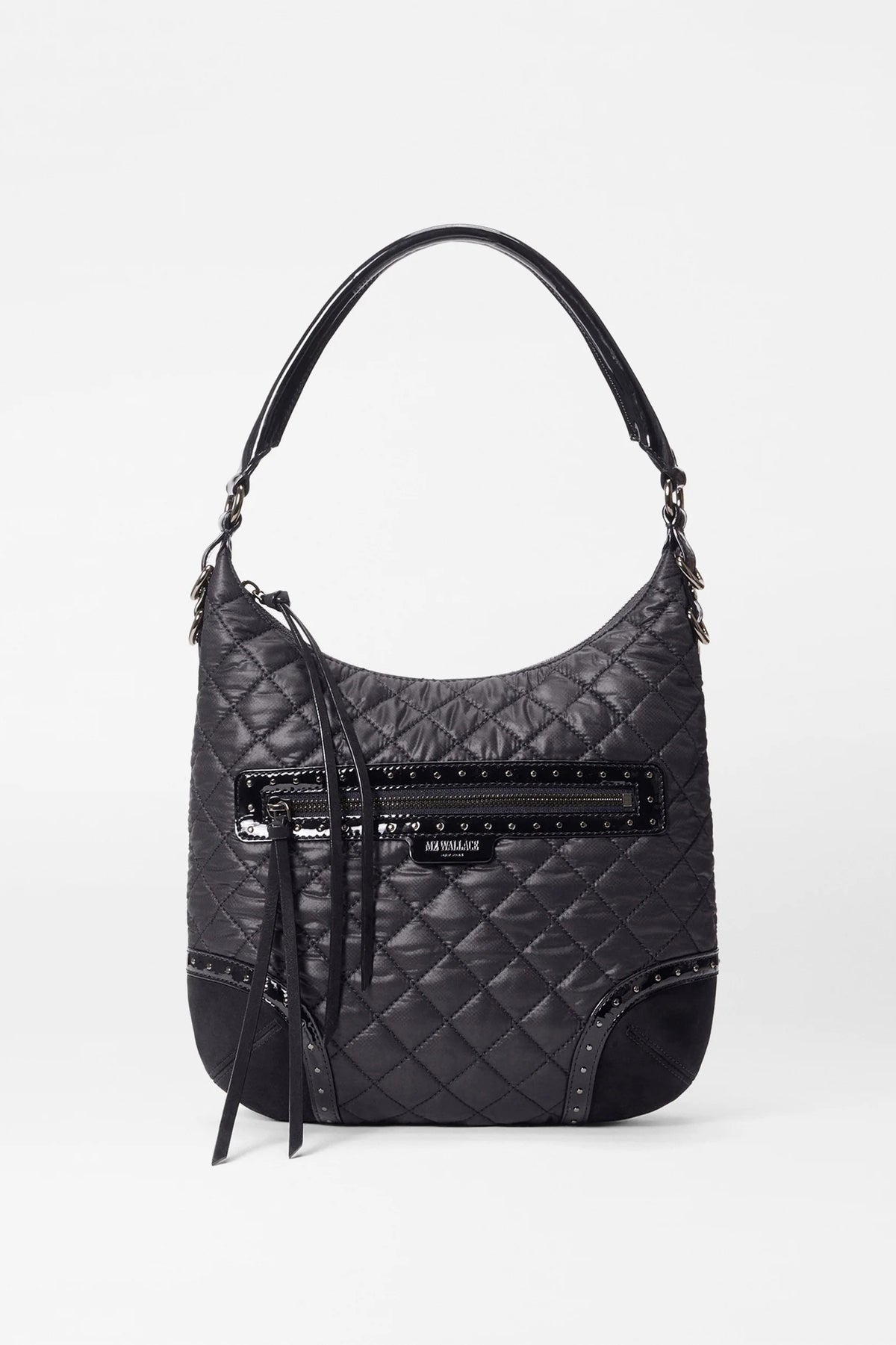 mz wallace black stud crosby sienna