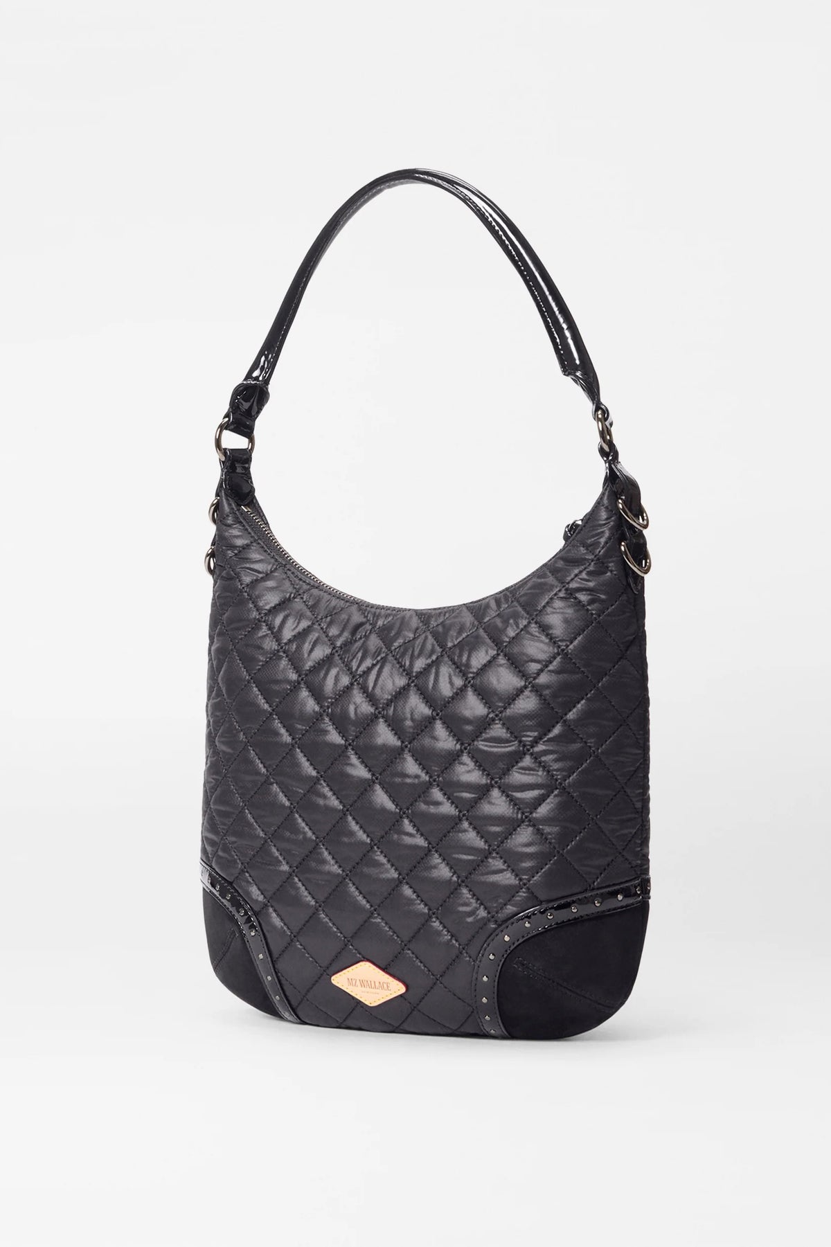 mz wallace black stud crosby sienna