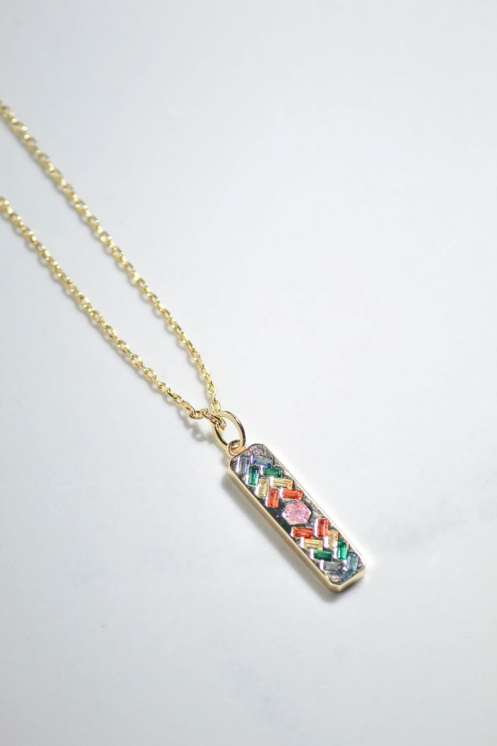 native gem sunbeam necklace 